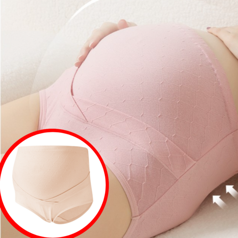 헨센 임산부 프리미엄 하이웨스트 순면 팬티 2개세트
