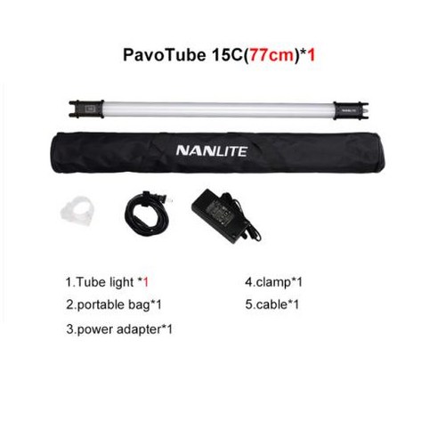 Nanlite Pavotube II LED RGB 소프트 라이트 튜브 핸드헬드 스틱 풀 컬러 크리에이티브 필 15c 30c NAN, 03 30X, 03 30X