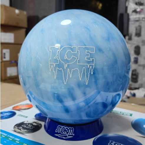 Storm 's Ice ™ - Blue/White 직선 플레이어 볼링 블루 도트 10 파운드 11 파운드 볼링공 하드볼, B. 11 파운드