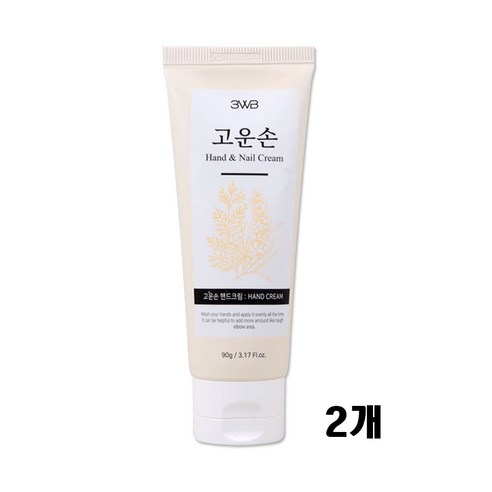 고운손 핸드크림 대, 3세트, 180ml