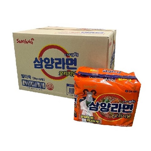 삼양라면 120g, 1개
