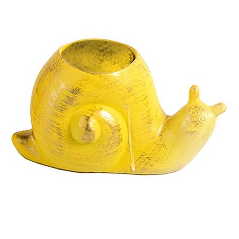 봉헌 촛대 빈티지 홈 장식 센터피스 수지 탁상 장식 TeaLight 캔들 스탠드, 달팽이