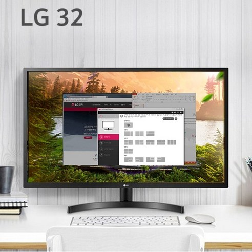 LG전자 FHD PC 모니터 방문설치, 80cm, 32MN500M