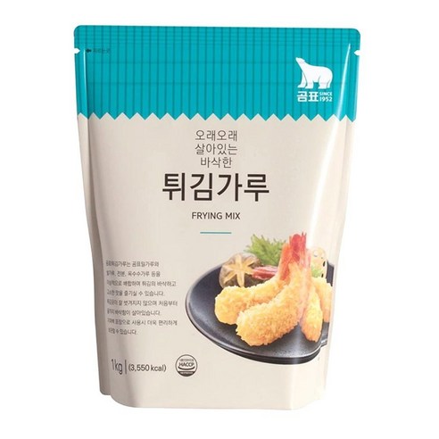 곰표 튀김가루, 1kg, 2개