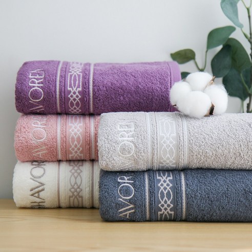 송월 샤보렌 디럭스 수건, 10개, 파랑