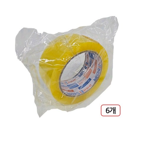 프라텍 박스테이프 투명 48mm*80m 6개입