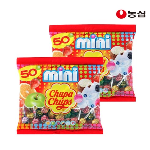 농심 츄파춥스 미니 50개 (2입)