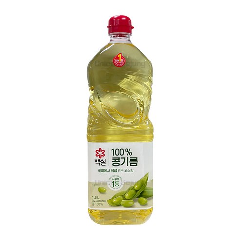 CJ 백설 콩기름 1.5L, 1개