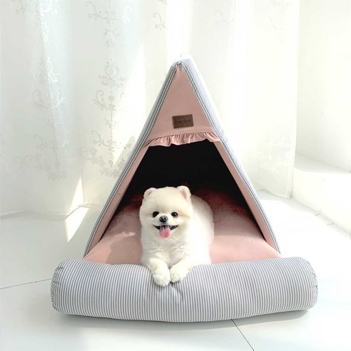 디어도르 반려동물용 텐트 숨숨 방석 + 하우스 세트는 아이들의 독립적인 생활공간을 제공하는 대형 강아지집