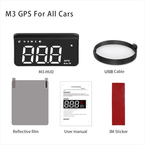 WYING M3 GPS HUD 헤드업 디스플레이 자동차 필수 용품, ALL Car tmaphud WYING M3 GPS HUD 헤드업 디스플레이 자동차 필수 용품, ALL Car tmaphud