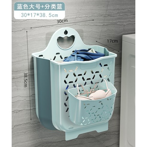 1/1+1 가정용 기숙사 접이식 세탁기 6L 대용량/항균/세탁 일체형 미니 세탁기 휴대용 세탁기 양말세탁기, 블루*2 욕실선반 접는 옷바구니 화장실 드럼세탁기, 기본, T10-라이트블루 라지히치바스켓