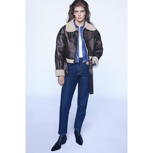 자라 ZARA st 더블 페이스드 양털 숏 무스탕 점퍼 자켓은 겨울용으로 알맞은 제품입니다.