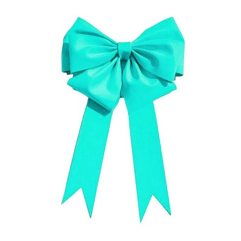 Bowknot 장식 소품 액세서리 장식품 배경 벽 결혼식 휴가를위한 큰 활, 옥스포드 원단, 레이크 블루