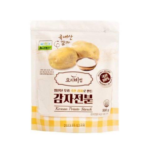 [칠갑농산]국산 감자전분 500g, 1개