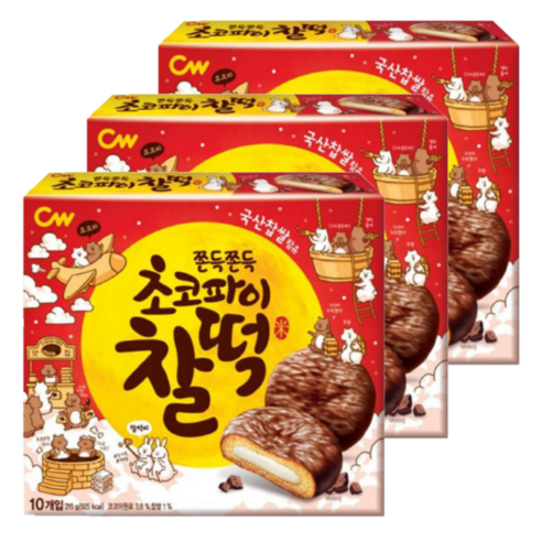 청우식품 초코파이찰떡 10p