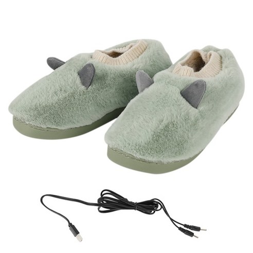 전기 발 히터 이동식 USB 열 신발 커버: 편안한 난방 슬리퍼