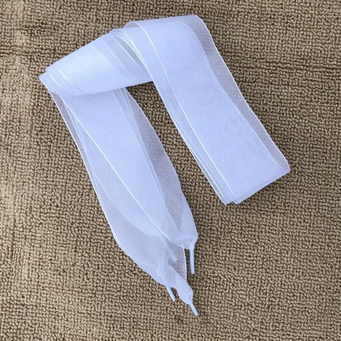 섬세한 아름다움을 더하다: 레이스 시스루 리본 운동화 끈으로 완성하는 나만의 스타일 리본운동화끈