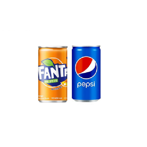 펩시 190ml 30캔 + 환타 오렌지 185ml 30캔 총 60캔, 30개