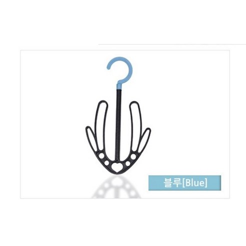 데코즈인 데코 프리미엄 회전 운동화걸이, 블루, 10개입