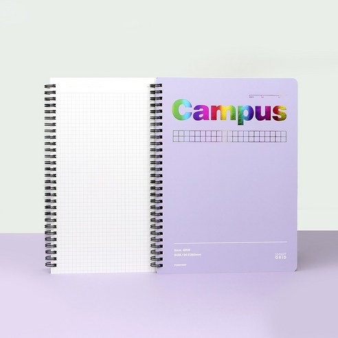 디자인과 기능성을 겸비한 노트북, 핑크풋 5000 스마트캠퍼스 그리드노트 4종 세트