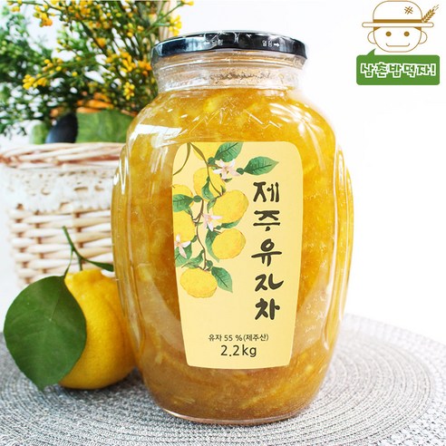 친환경팔도 제주 유자차 2.2kg, 1개, 1개