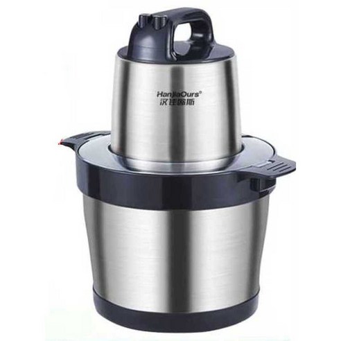 대용량 만능다지기 만두소 양파 마늘까는기계 스텐, 6L 1200W 순수 구리 모터 칼 1세트