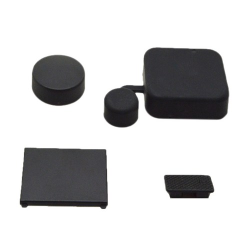 GoPro Hero3+4 카메라용 렌즈 보호 덮개+케이스 커버, 60x40x10mm, 블랙, 플라스틱
