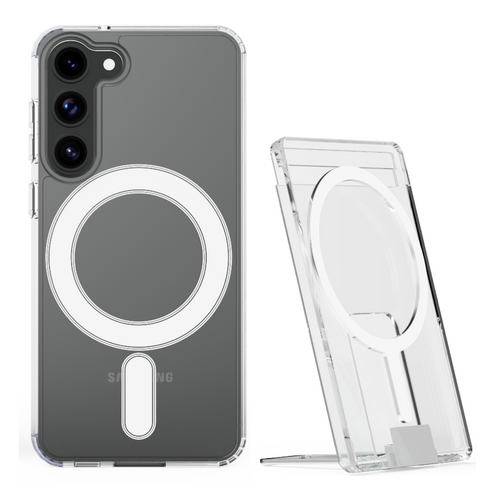 s23fe 추천 상품가꼬싶다 강력 맥세이프 케이스 + 2장 수납 투명 카드지갑 제품 사진