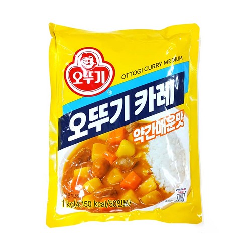 오뚜기 약간매운 카레 1kg, 1개