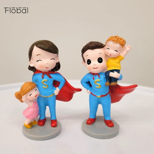 [오케이나우ㅣ강추] 특별한 날을 장식하세요: 슈퍼패밀리 토퍼로 가족 생일 파티에 활력을 불어넣으세요 [OKNOWㅣ추천상품]