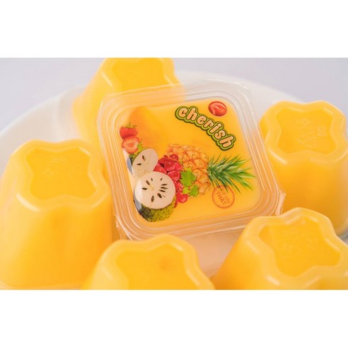 베트남 체리쉬 망고젤리 푸딩 Cherish 405g X 4, 4개