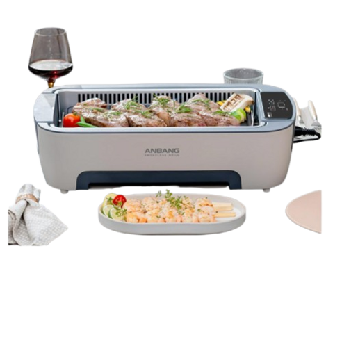 연기 걱정 없이 즐기는 맛있는 홈파티, 연기잡는 안방 그릴 파워 AB907FCO!