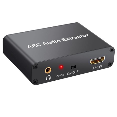 노 브랜드 HDMI 호환 추출기 디지털-아날로그 오디오 변환기 DAC(3.5mm 헤드폰 인터페이스 포함) 192KHz DAC