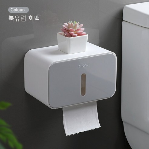 화장실 티슈 박스 비 천공 화장지 박스 화장지 박스, 노르딕 애쉬