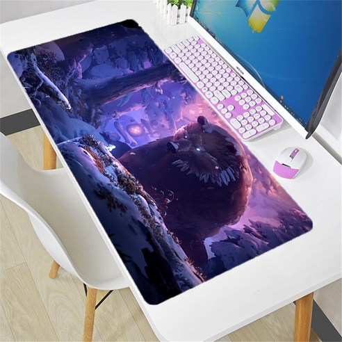 오리와 Wisps 마우스 패드 게임의 의지 대형 Dywan 게이머 키보드 데스크 매트 테이블 카펫 Mousepad XL XXL 900x400, 2_400x900x2mm
