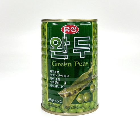 유성 완두콩 400g 완두콩통조림, 1개