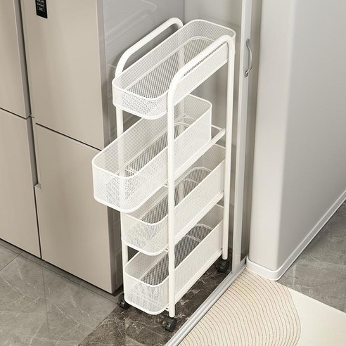 좁은 공간을 넓게 쓰는 마법, 슬라이딩 이동식 틈새 수납장