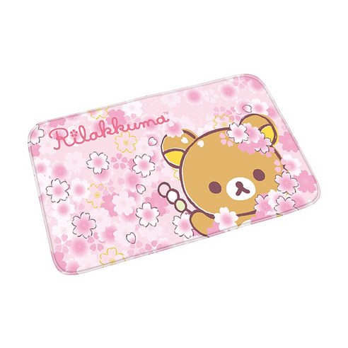 환영 입구 비-슬립 개 고양이 카펫 주방 매트 현대 만화 Rilakkuma 층 매트 홈 장식 복도 발코니 문 매트, 40센치메터x60센치메터, New000486