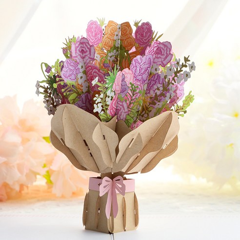 입체카드로 감성을 전하는 블루밍 꽃다발 🌸