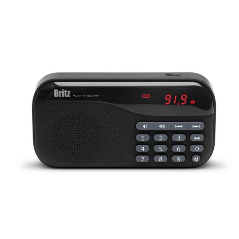 브리츠 BA-PR1 PLUS 블랙 라디오 MP3 블루투스 휴대용 스피커 브리츠 BA-PR1 PLUS 블랙 라디오 MP3 블루투스 휴대용 스피커