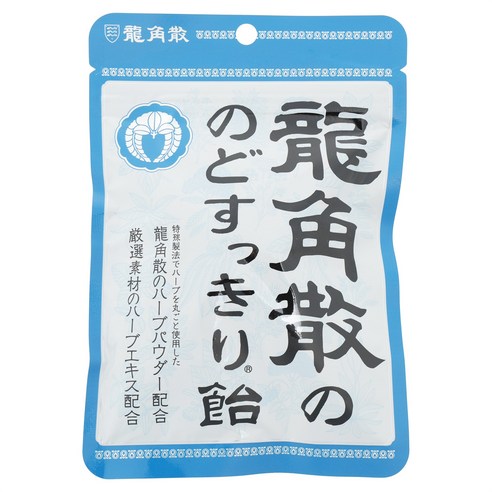 류카쿠산 목캔디, 칼칼한 목에 상쾌함을 더하다