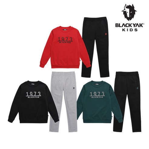 블랙야크키즈 공용 BKO파인맨투맨세트_1BKSEF0903