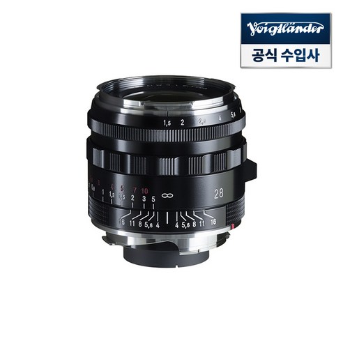 [정품등록 상품] 보이그랜더 NOKTON Vintage Line 28mm F1.5 ASP Type II Black VM마운트