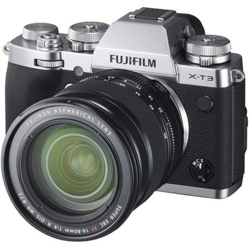 일본직발송 3. 후지 필름 FUJIFILM 미러리스 일안 카메라 X -T3 XF16 -80mm 렌즈 키트 실버 X -T3LK -1680, 상세 설명 참조0