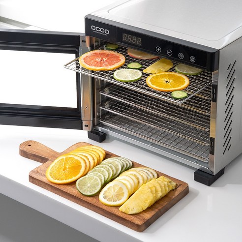 집에서 건강한 스낵을 만드는 데 이상적인 오쿠 6단 스텐 식품건조기