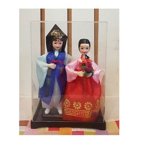 한복인형/장식품/외국인선물/전통공예/전통장식/커플
