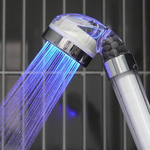 영앤데일리 삼색 LED 필터 샤워기, 1개