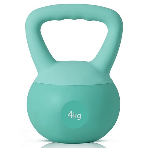 로이윙 소프트 말랑말랑 케틀벨, 그린, 4kg, 1개