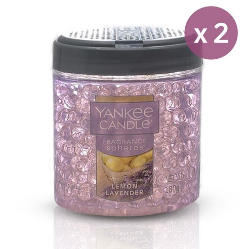 양키캔들 프래그런스 스피어스 차량용방향제, 2개, 레몬라벤더