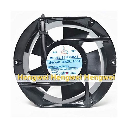 SANJU용 172x51mm SJ1725HA3 17cm 380V 5060Hz 0.15A 2Wires Ball AC Fan